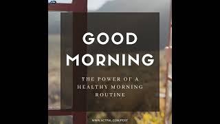  Master Your Mornings: The Transformative Power of a Morning Routine  #morningmotivation