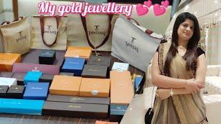 My gold jewellery collection | My jewellery collection| Tanishq jewellery part-2