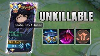 NEW META JULIAN TANK BUILD + NO COOLDOWN?! (i hope i knew this before) - MLBB