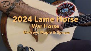 Dream Guitars - 2024 Lame Horse War Horse, Birdseye Maple & Italian Spruce #guitardemo #acoustic