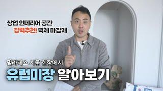 유럽미장 인테리어로 고급스러운 공간 만들기