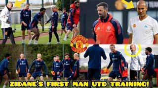 ZIDANE’S FIRST TRAINING SESSION WITH MANCHESTER UNITED: A DRAMATIC NEW BEGINNING!