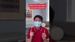 What Not To Do When You Burn Yourself - First Aid Pro