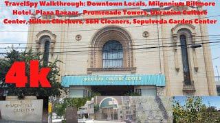 TravelSpy 4k Walkthrough: Downtown Locals, Milennium Biltmore Hotel, Plaza Bazaar, Sep Garden Cen