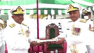 In an impressive Change of Command ceremony, V/Adm Ovais Ahmed Bilgrami assumed command as COMPAK