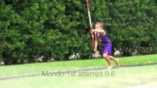 MONDO DUPLANTIS 8&9 YEAR OLD POLE VAULT WORLD RECORDS