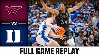 Virginia Tech vs. Duke Full Game Replay | 2024-25 ACC Men's Basketball