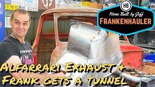 Alfarrari exhaust and a tunnel - 1954 Ford F600 Car Hauler Build part 31