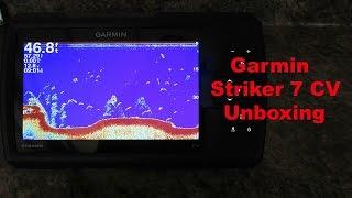 Garmin Striker 7 CV fish finder Unboxing