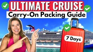 PACKING CARRY-ON ONLY FOR A CRUISE: 12 Hacks, Hints & How-to's