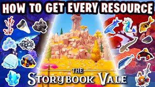 How to Get EVERY RESOURCE in Storybook Vale in DISNEY Dreamlight Valley. Detailed DLC Guide.