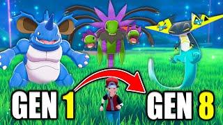 We Caught Shiny Pokemon From Every Generation, Then We Battle!