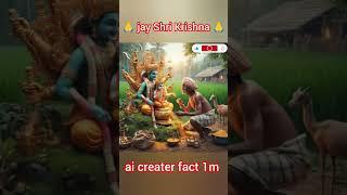  jay Shri Krishna #ai #kirshna #radha #viralshort #1million #1000subscriber #youtubeshorts