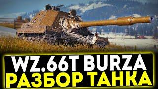  WZ.66T Burza - ОБЗОР ТАНКА! НОВАЯ ПРЕМ ПТ-САУ ПОЛЬШИ! МИР ТАНКОВ