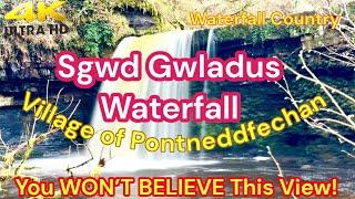 Sgwd Gwladus | A Must-See Natural Wonder| Amazing waterfall |Waterfall Country #wales