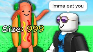 I raised a hotdog in Roblox...