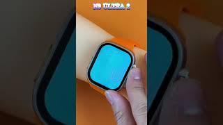 N9 Ultra 2 Smart Watch -4 Strpas-49mm-Clone-Titanium Case with Orange Alpine Loop Rs only 700