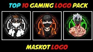 Free Gaming Logo | For Youtube Channel | Without Text Maskot Logo Pack