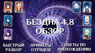 4.8 Бездна 12 этаж. Первое прохождение и обзор. Genshin Impact (The Spiral Abyss, 12 floor)