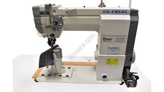 Global LP 9971 Heavy-Duty Post Bed Wheel Feed Industrial Sewing Machine