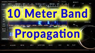 Propagation im 10 Meter Amateurfunk Band