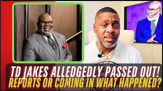 TD Jakes Passes Out On Stage! Reportly Had A Stroke What Happened