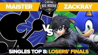 Maister vs zackray - Top 8 Losers' Finals: Ultimate Singles - TBH9 | Game & Watch vs Sonic, Joker