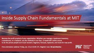 Become the profit prophet of your organization with Fundamentals of Supply Chain Management at MIT