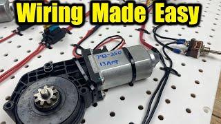 Power Window Motor Car Wiring - FOR BEGINNERS! @WiringRescue