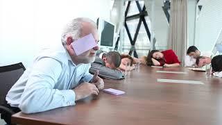 People Sleeping In meeting | free Video loop