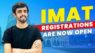 IMAT REGISTRATIONS ARE OPENING SUPER SOON | STUDY IN ITALY 2024