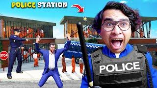 GTA V : Franklin Join Police Force And Raid Michael's House || Professor Of Pc Gaming