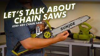 Sun Joe 24V-X2-CS16 48-Volt IONMAX Cordless Chain Saw Kit / DEEP DIVE