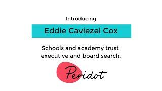 Meet Eddie Caviezel Cox, Schools & MATs recruitment