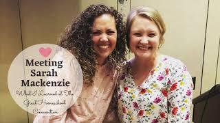 Meeting Sarah Mackenzie | Great Homeschool Conference | Read Aloud Revival | Kids Who Love To Read