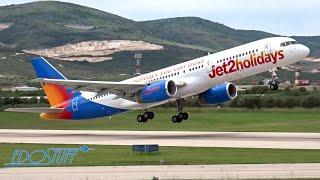 Jet2 Holidays - Boeing 757-200 G-LSAD - Takeoff Split Airport SPU/LDSP