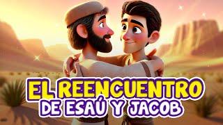 La Biblia para Niños ⭐EL REENCUENTRO DE JACOB Y ESAÚ: UNA LECCIÓN DE PERDÓN