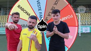 RULETA DECIDE PROVOCAREA PE TERENUL DE FOTBAL **FOOTBALL CHALLENGE**