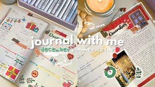 journal with me  DECEMBER muji planner setup ₊˚️ asmr journaling ft. Arrtx Acrylic Marker Set