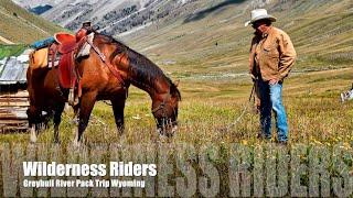 Horse Packing into the Head Waters of the Greybull River west of Meeteetse, Wyoming