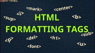 HTML Formatting Tags