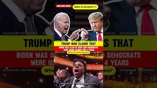 Trump’s Bold Accusation | Biden D£ad & Replaced by Clone Since 2020 