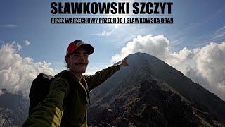 Tatry - Sławkowski Szczyt poza szlakiem przez Warzęchowy Przechód i Sławkowską Grań