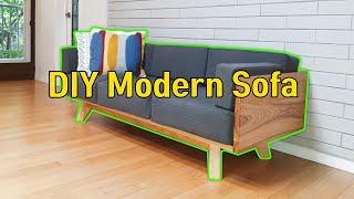 원목 패브릭 소파 만들기  DIY modern sofa