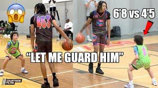 4-FOOT-5 KID LOCKS UP 6'8 5-STAR FRESHMAN?!