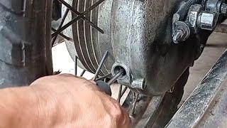 Регулировка заднего тормоза мотоцикла ИЖ