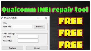 Qualcomm IMEI repair tool without box | Download Qualcomm Smartphone Write IMEI Tool | Qualcomm IMEI