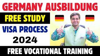 Germany Ausbildung Free Study Visa process 2024 | Vocational Training in Germany | Free Education DE