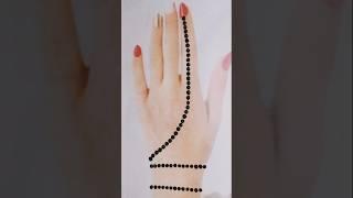 Beautiful Simple Mehndi Design Trick #mehndi #henna #shorts #mehandi #trending #youtubeshorts#new