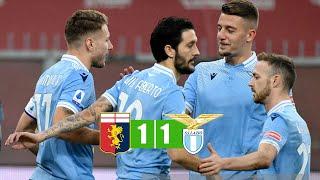 Genoa vs Lazio 1-1 All Goals & Highlights 03/01/2021